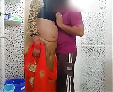 Indian Real Stepmom and Stepson Sex Morning